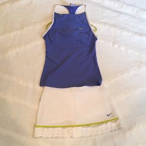 Nike Tennis Skirt and Top, XS